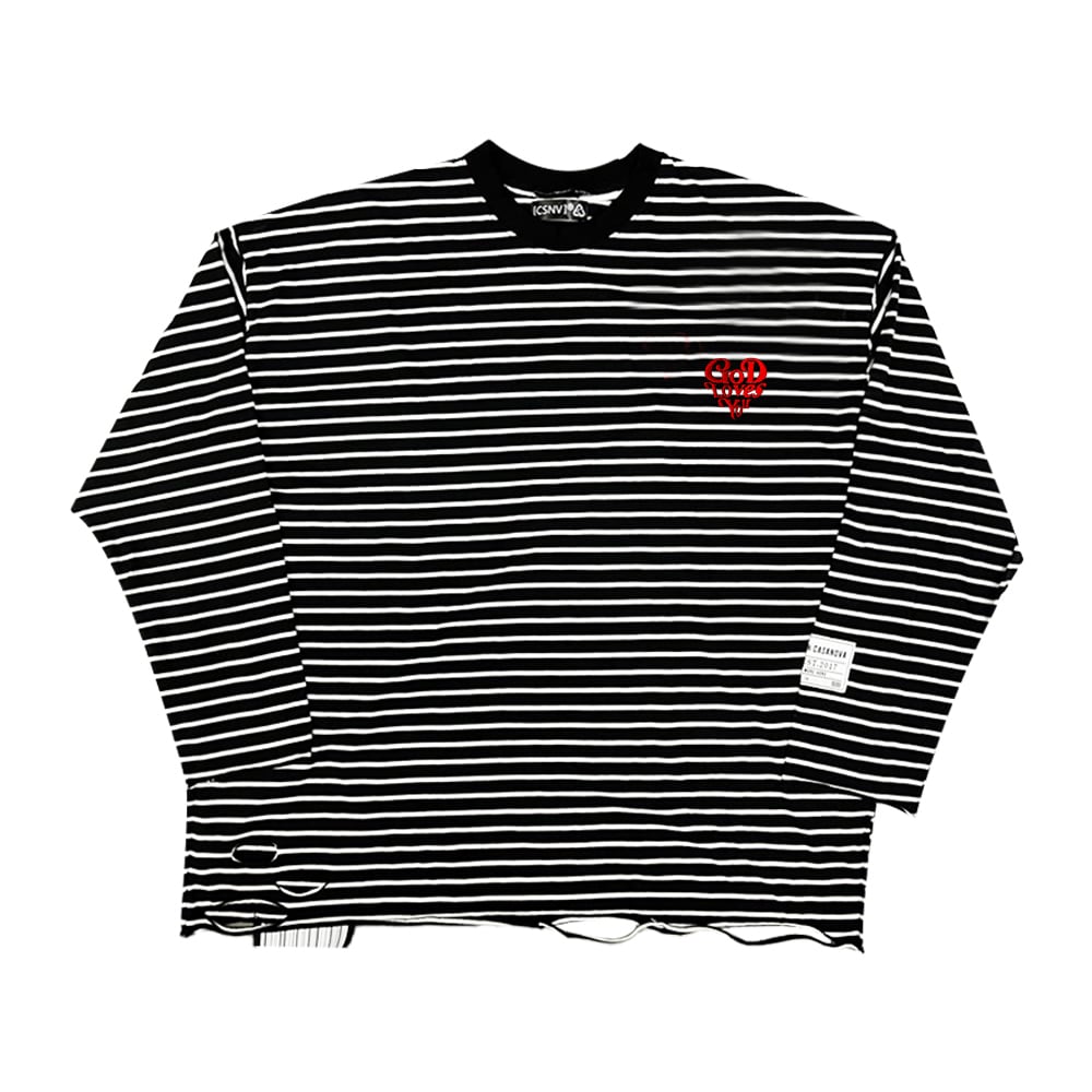 GOD LOVES YOU Damage Long Sleeve T