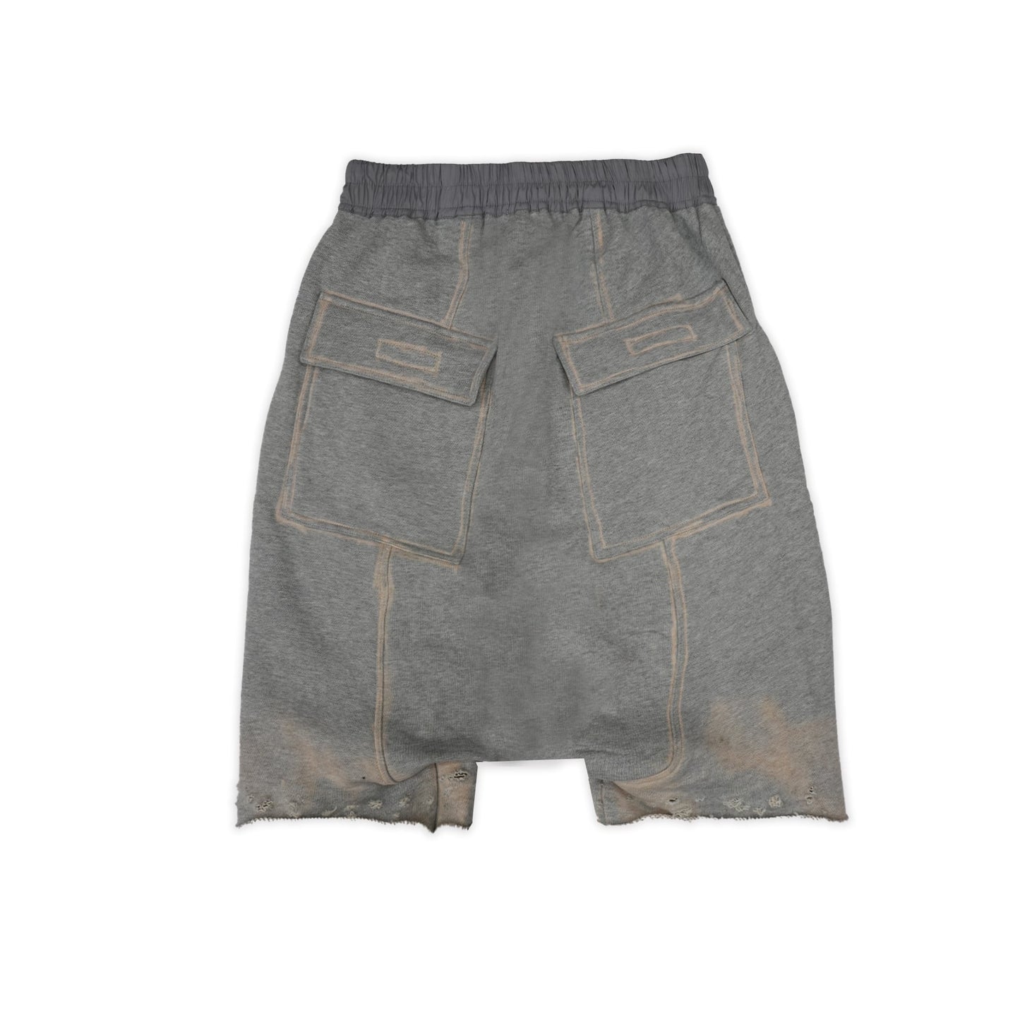 Distressed Sweat Sarouel Baggy Pants