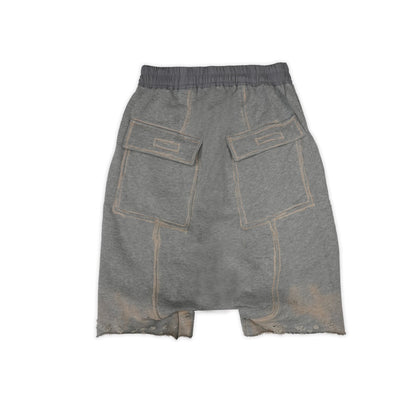 Distressed Sweat Sarouel Baggy Pants