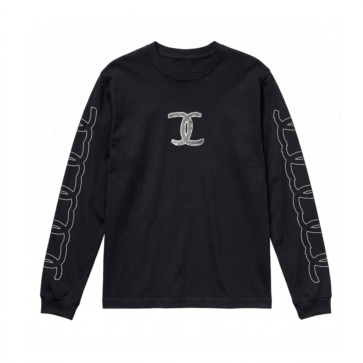 Fake ''CC'' Long Sleeve Tee