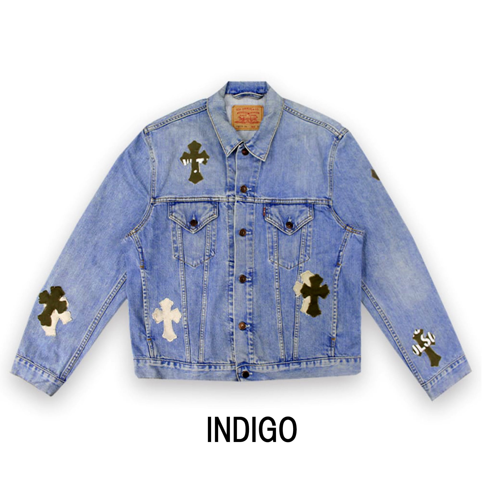 【FOR ORDER MADE】Re:Tracker Cross Patch Denim Jacket