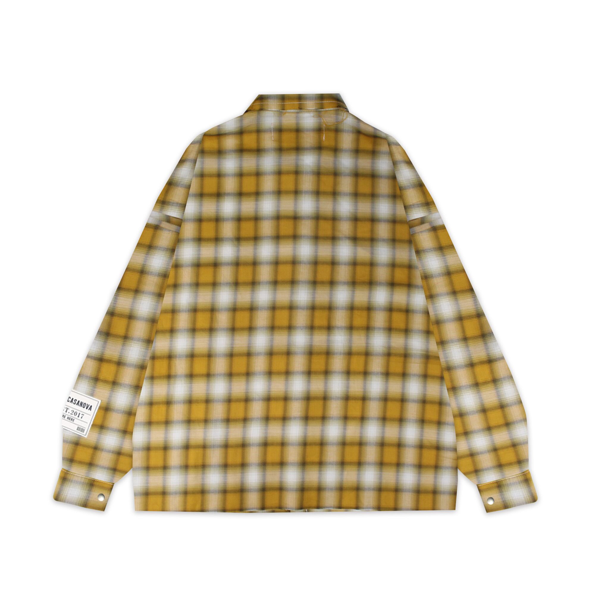 Ombre Check Shirts Jacket ''FROGMAN''