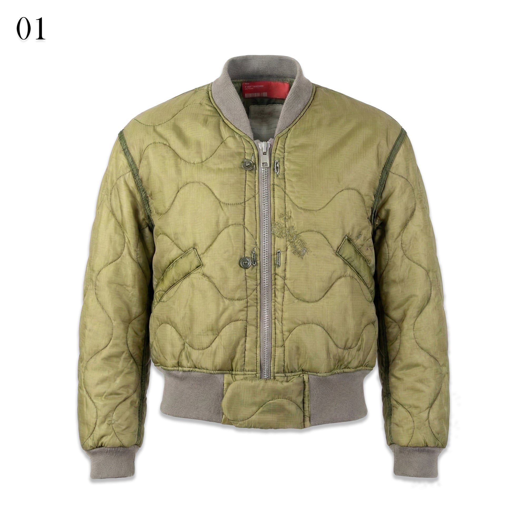 メゾンカサノバ Re: Liner MA-1 ライナー リメイク 銀のタグ silver tag 山本ゆうすけ着用