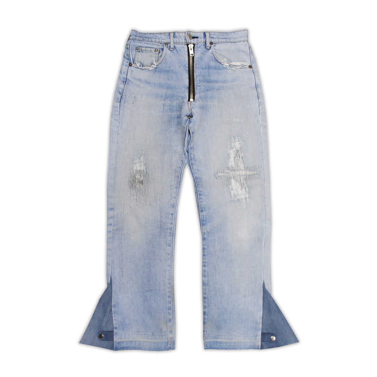 Re:501 ZIPPER リーバイス501 再構築 フロントジップ フレアデニム 