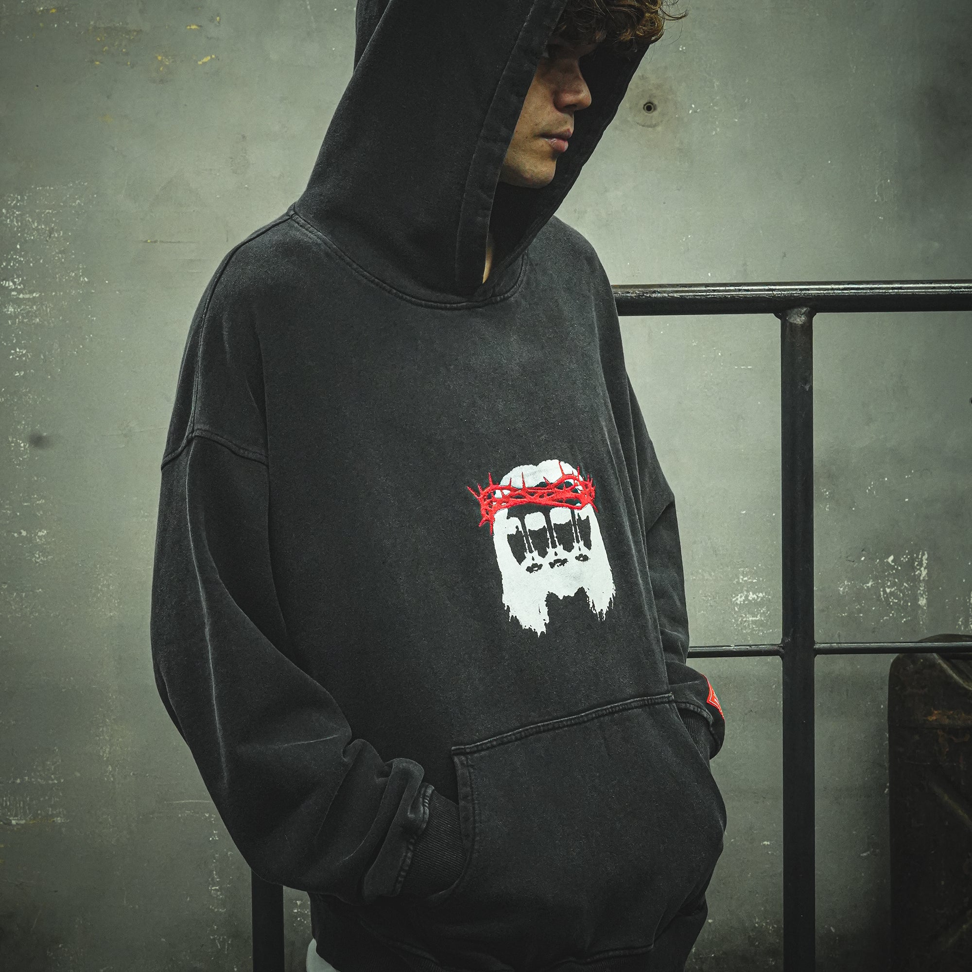 Satanism Cropped Hoodie